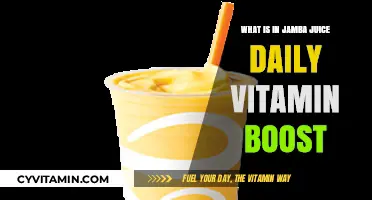 Unveiling the Nutritional Powerhouse: Jamba Juice Daily Vitamin Boost