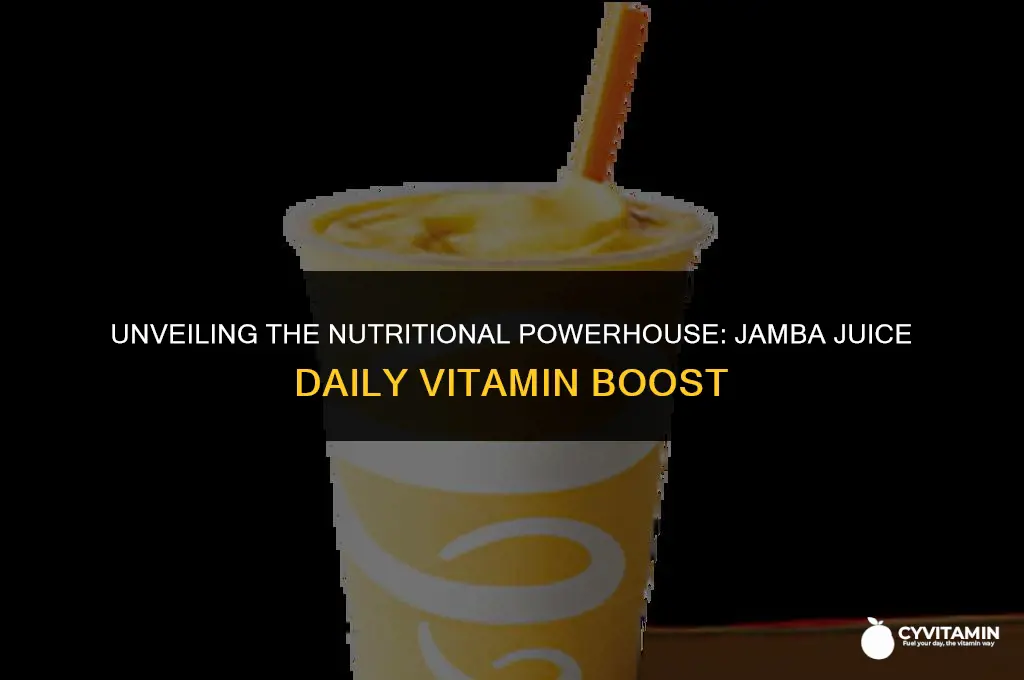 what is in jamba juice daily vitamin boost