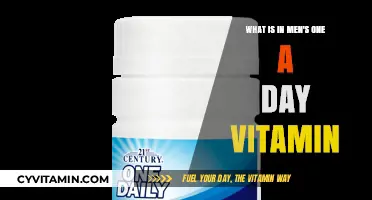 Unlocking the Power of Men's One-A-Day Vitamins: A Comprehensive Guide