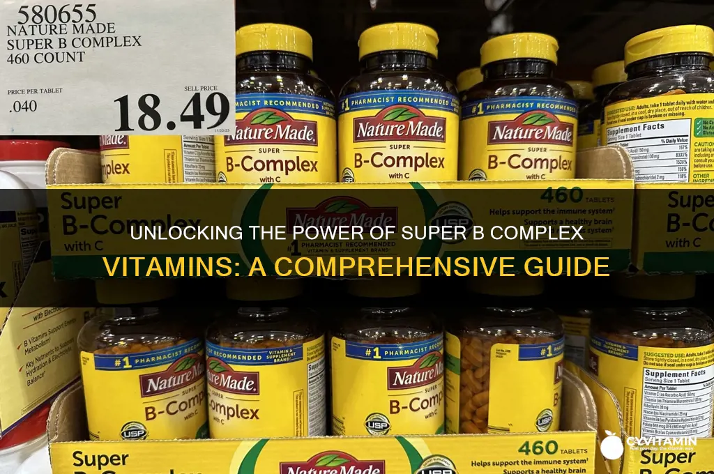 what is in super b complex vitamin