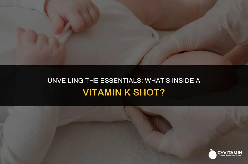 what is in the vitamin k shot ingredients