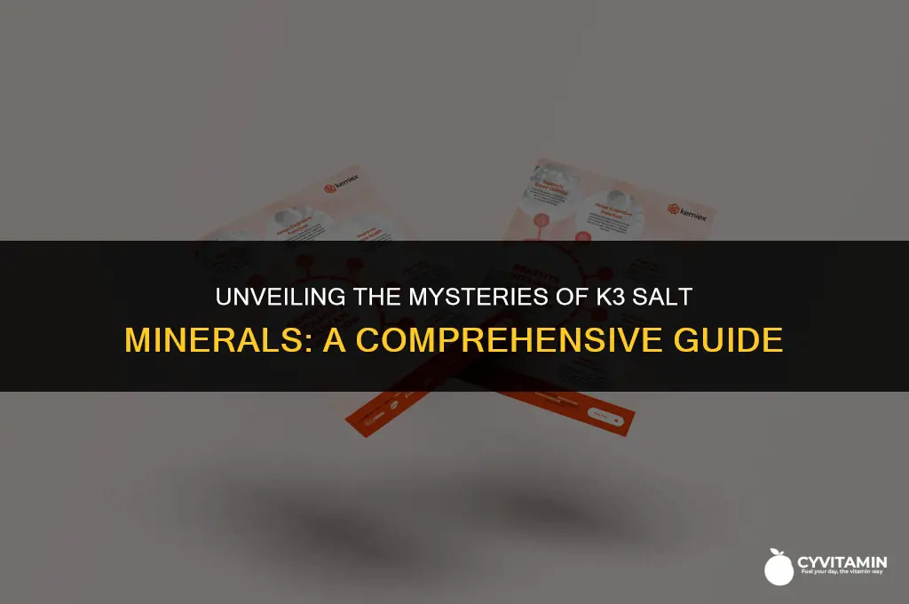 what is k3 salt minerals
