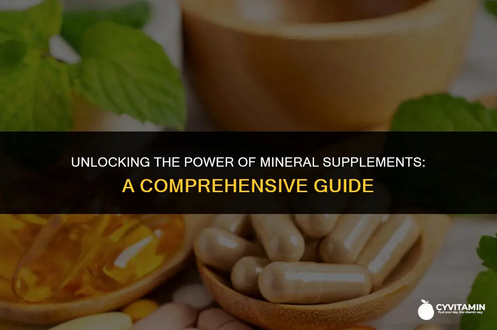 what is mineral supplements