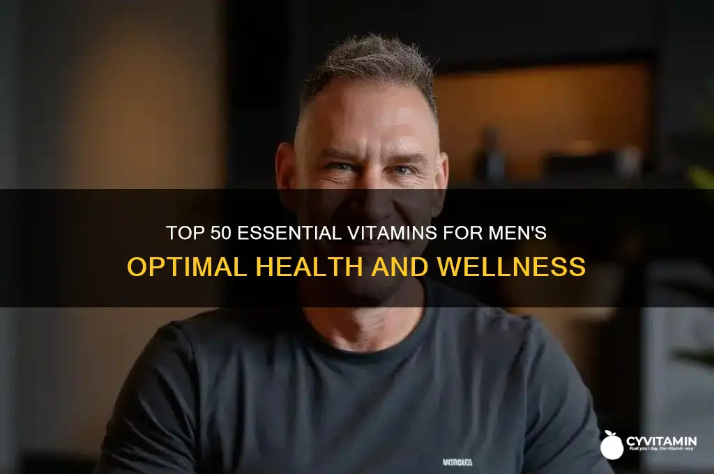 what is the best 50 vitamin for men