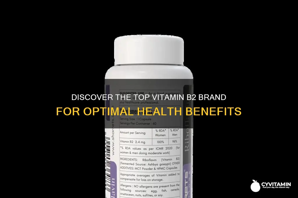 what is the best brand of vitamin b2