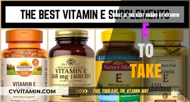 Top Vitamin E Brands: Which One Should You Choose?