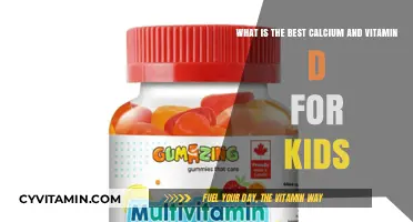 Top Calcium and Vitamin D Supplements for Kids' Healthy Growth