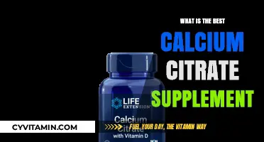 Top Calcium Citrate Supplements: Benefits, Dosage, and Best Picks