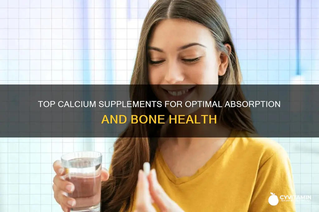 what is the best calcium supplement for absorption