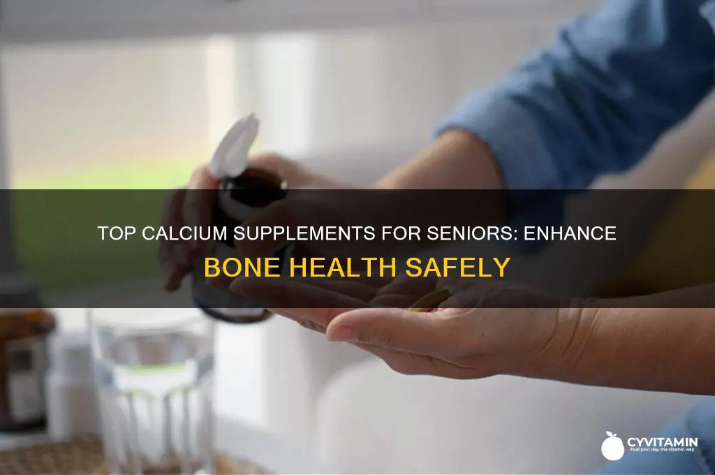 what is the best calcium supplement for seniors
