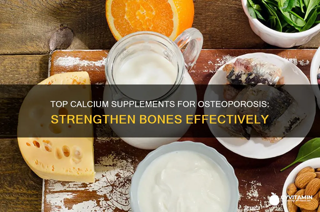 what is the best calcium to take for osteoporosis