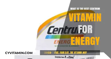 Boost Your Energy Levels: Discover the Best Centrum Vitamin for Vitality