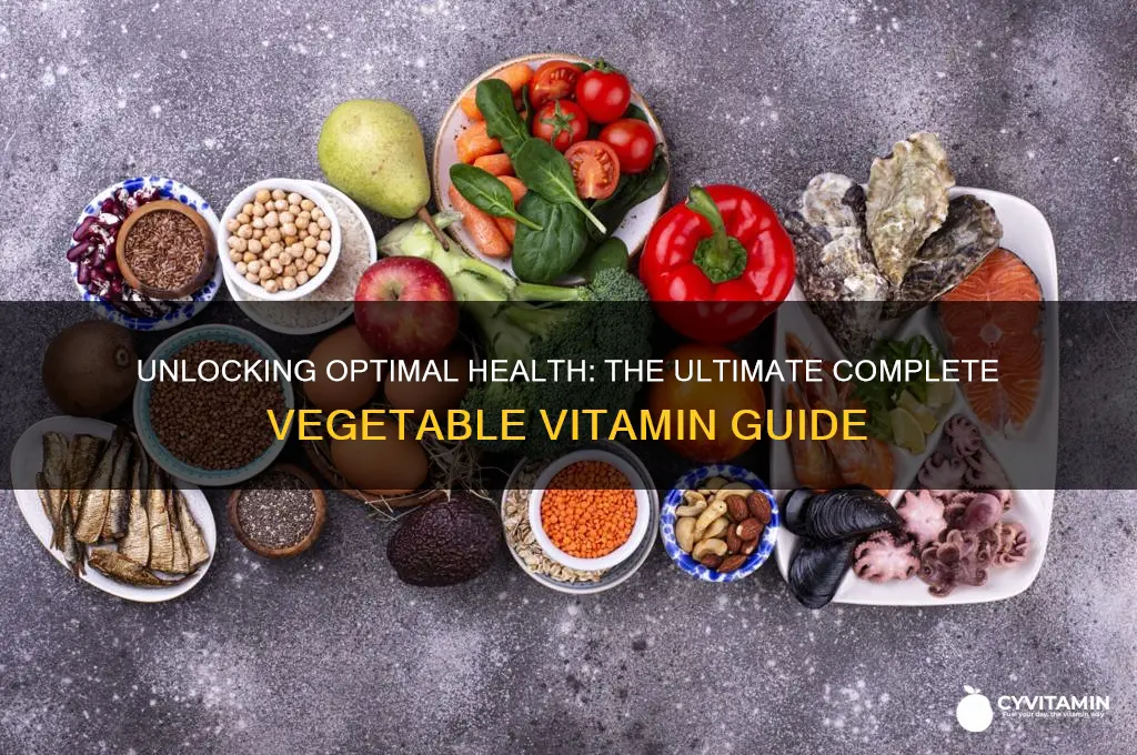 what is the best complete vegetable vitamin