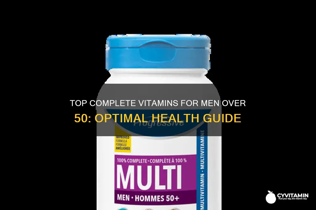 what is the best complete vitamin for man over 50