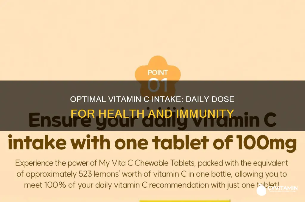 what is the best daily amount for vitamin c