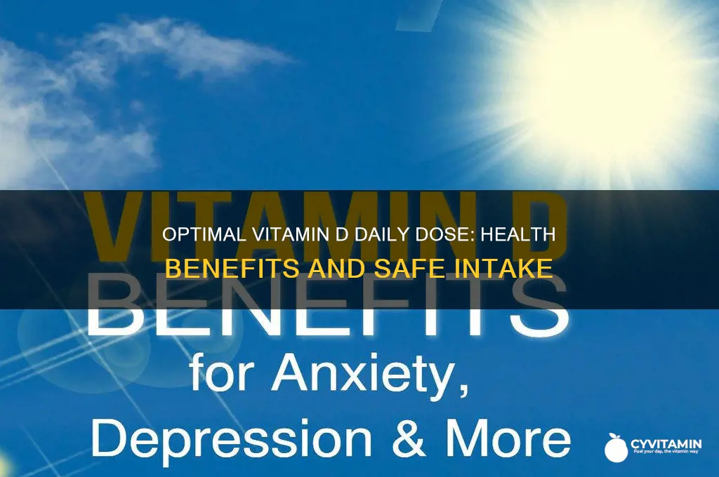 what is the best daily dose of vitamin d