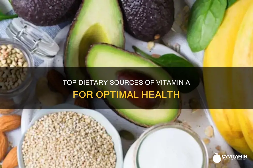 what is the best dietary source of vitamin a