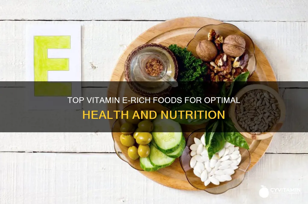 what is the best dietary source of vitamin e