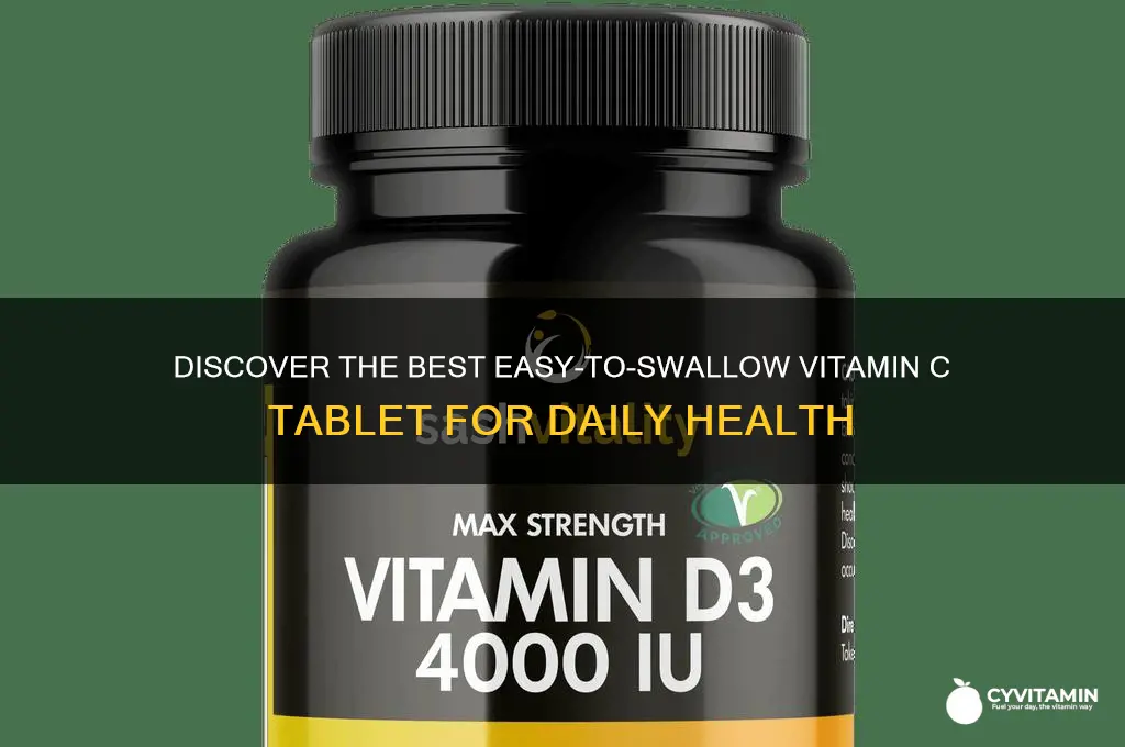 what is the best easy swallowing vitamin c tablet