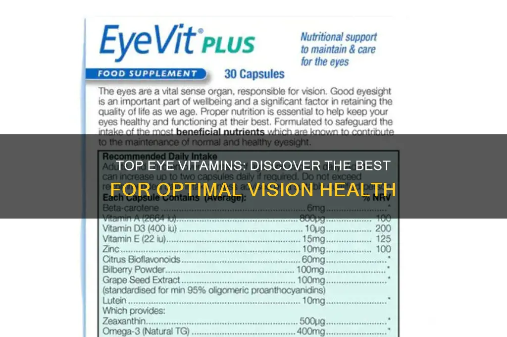 what is the best eye vitamin on the market
