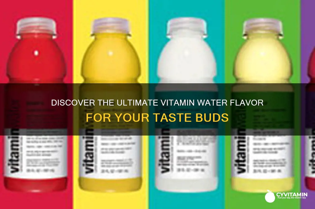 what is the best flavor of vitamin water
