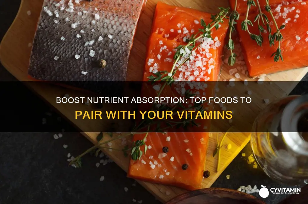 what is the best food to eat with vitamins
