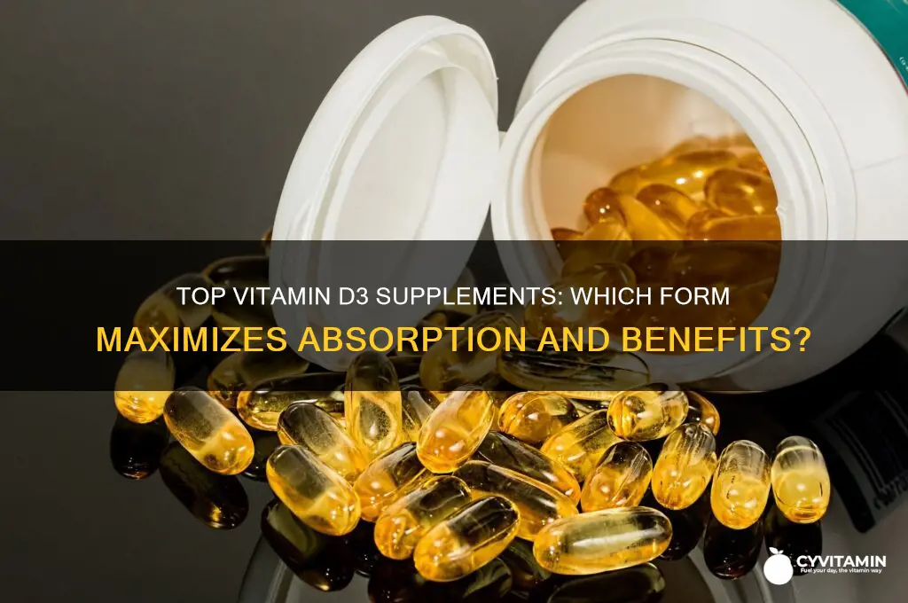 what is the best form of vitamin d3 supplement