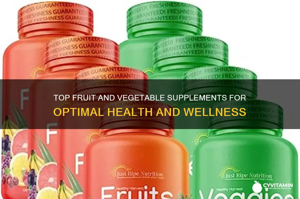 what is the best fruit and vegetable supplement
