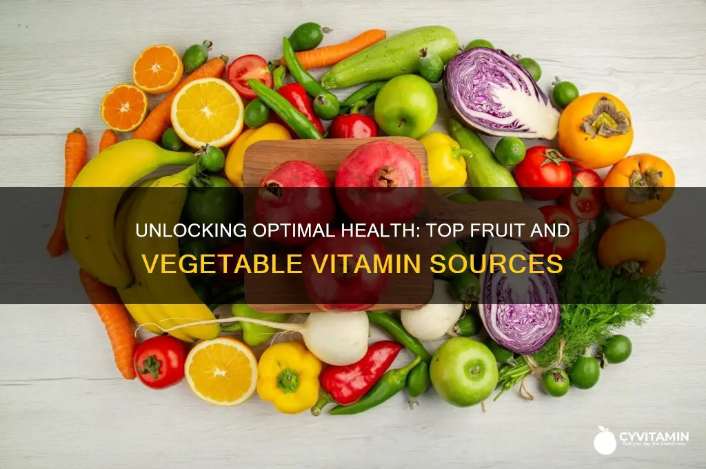 what is the best fruit and vegetable vitamins