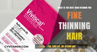 Top Hair Vitamins to Revitalize Fine, Thinning Hair Effectively