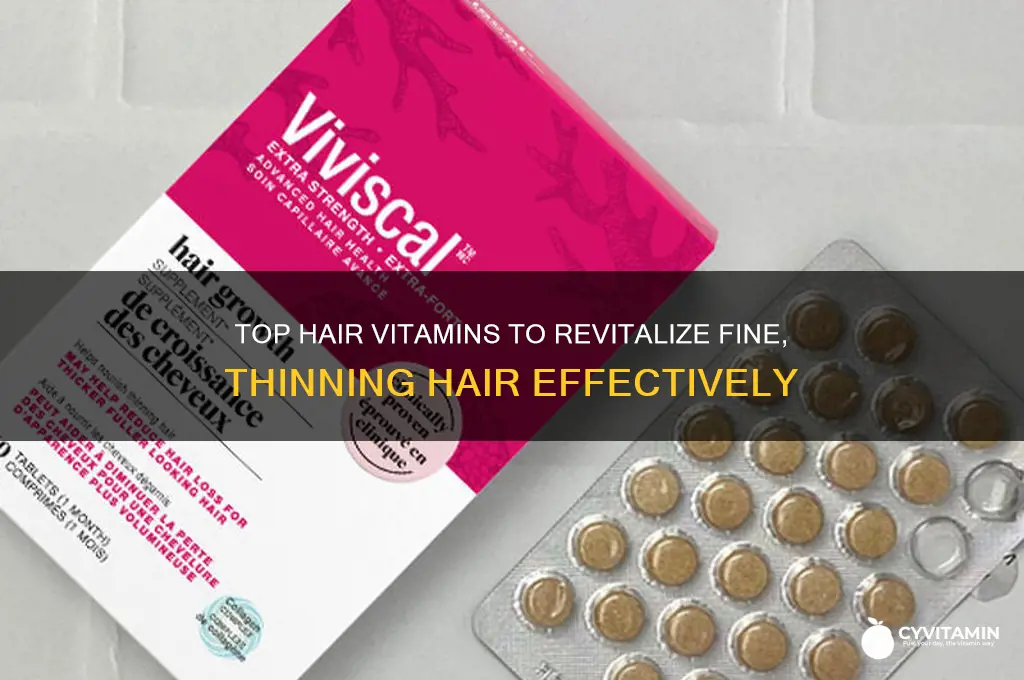 what is the best hair vitamin for fine thinning hair