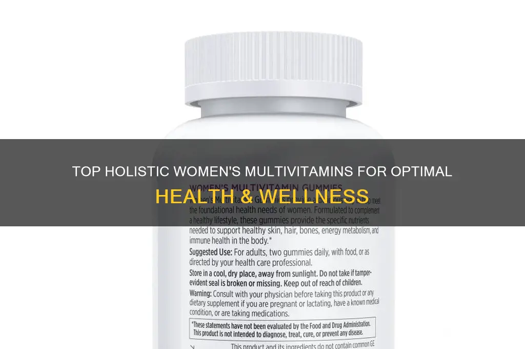 what is the best holistic women multi vitamin