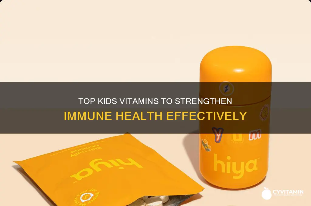 what is the best kids vitamin to boost immune system