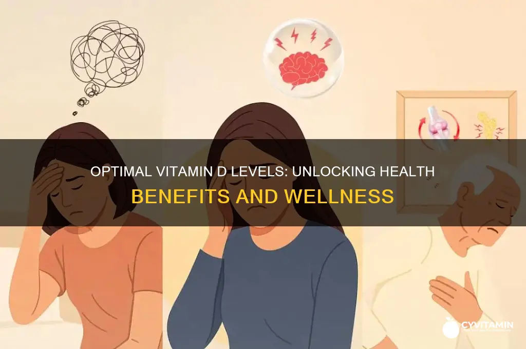 what is the best level for vitamin d