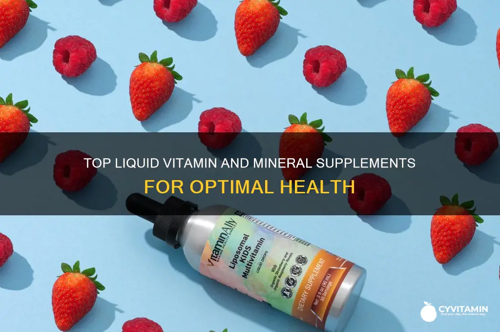 what is the best liquid vitamin and mineral supplement