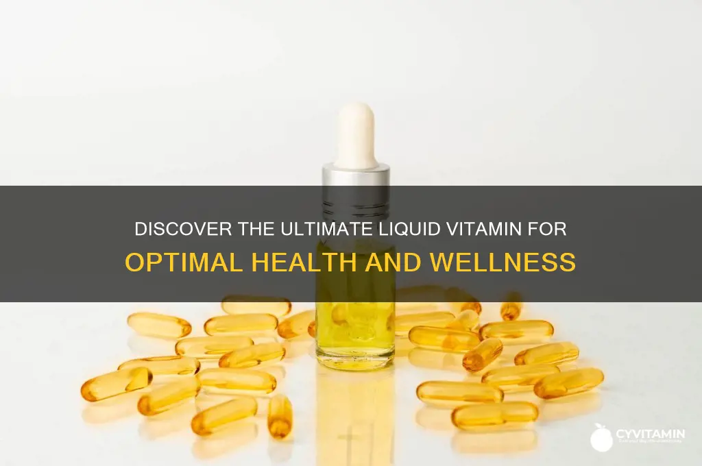what is the best liquid vitamin