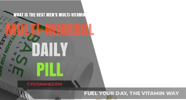 Top Men's Multi-Vitamin Multi-Mineral Daily Pill for Optimal Health
