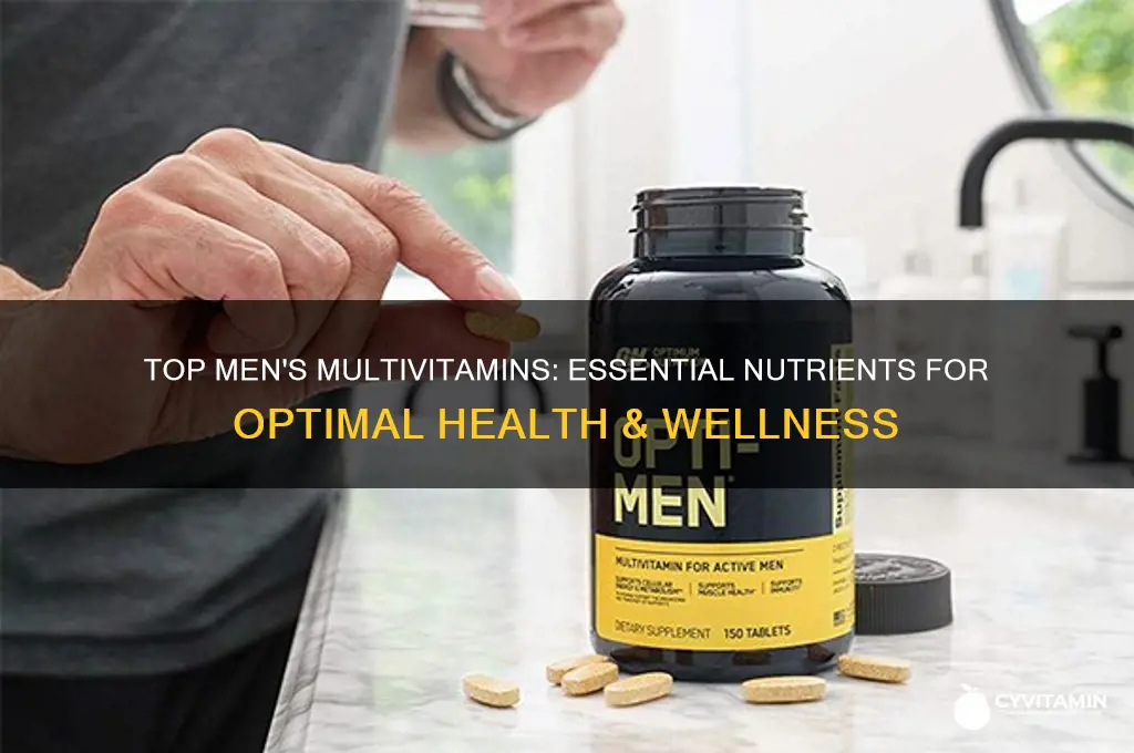 what is the best mens multi vitamin