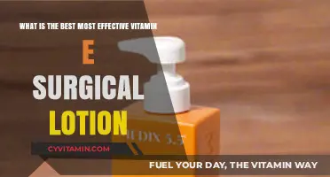 Discover the Best Vitamin E Surgical Lotion for Effective Healing