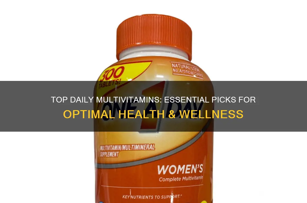 what is the best multiple vitamin to take daily