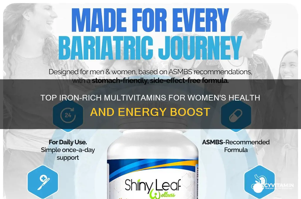 what is the best multivitamin with iron for women