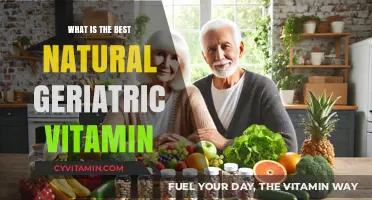 Top Natural Geriatric Vitamins for Optimal Senior Health and Wellness