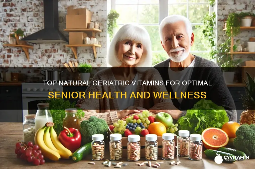 what is the best natural geriatric vitamin