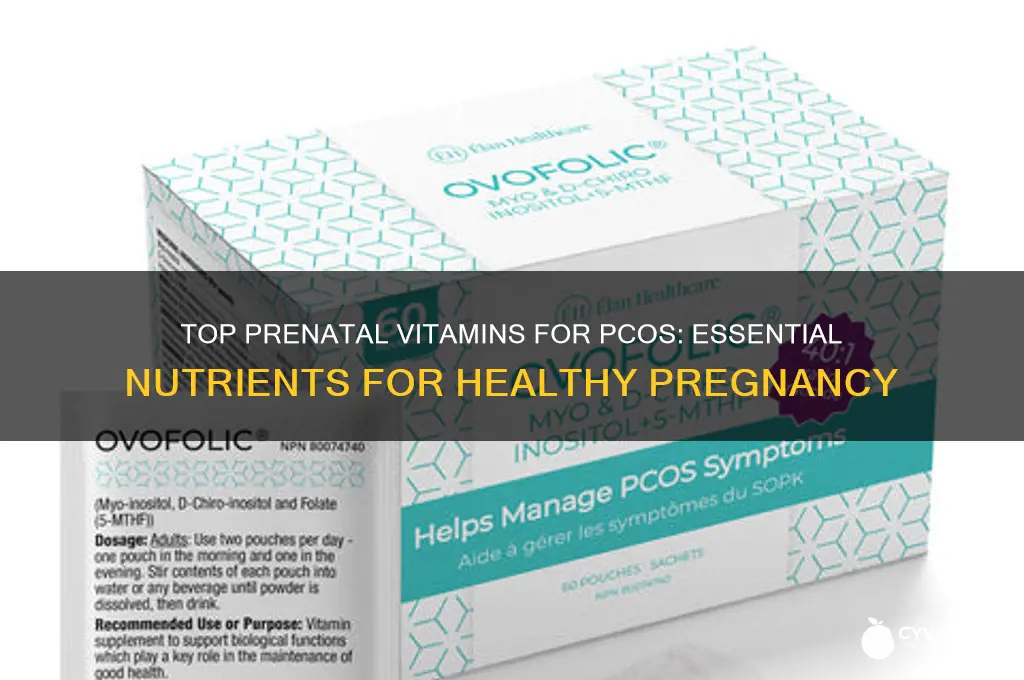 what is the best prenatal vitamin for pcos