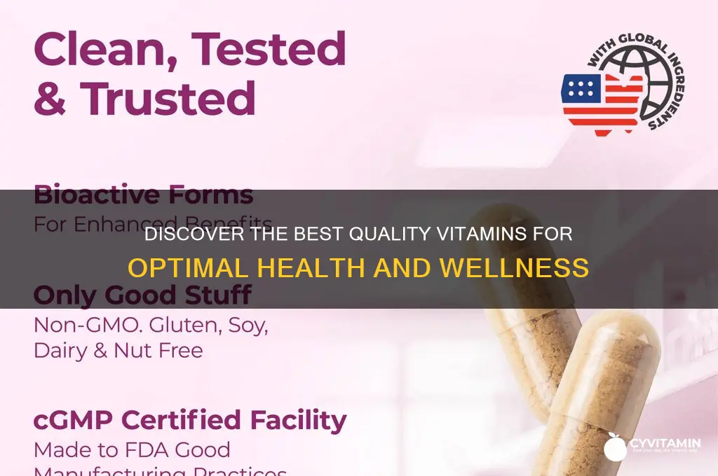 what is the best quality vitamins