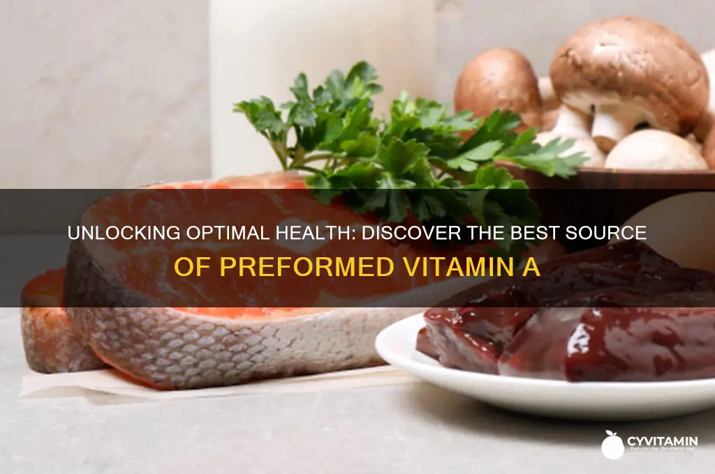 what is the best source of preformed vitamin a