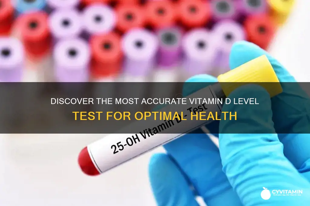 what is the best test for vitamin d levels