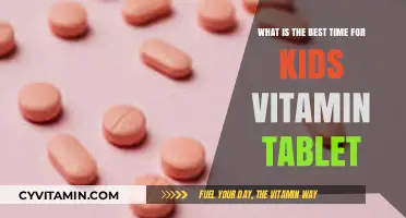 Optimal Timing for Kids' Vitamin Tablets: A Parent's Guide