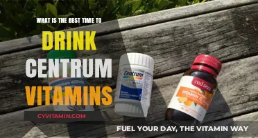 Optimal Timing for Centrum Vitamins: When to Boost Your Health