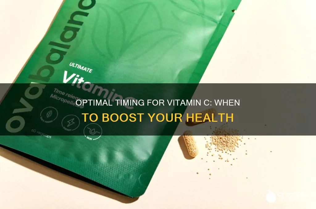 what is the best time to drink vitamins c